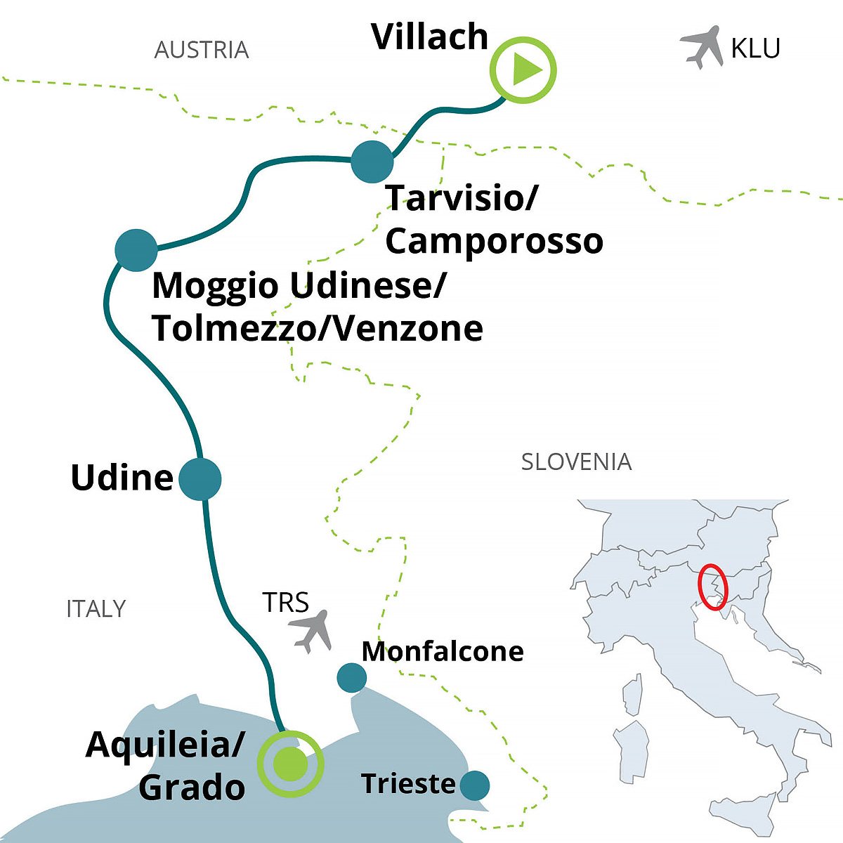 Bike Safari - Alpe Adria Villach - Grado I 4