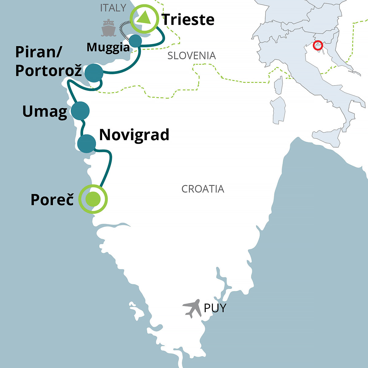 Bike Safari - Terst - Poreč 4