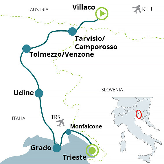 Bike Safari - Alpe Adria Villach - Terst 4