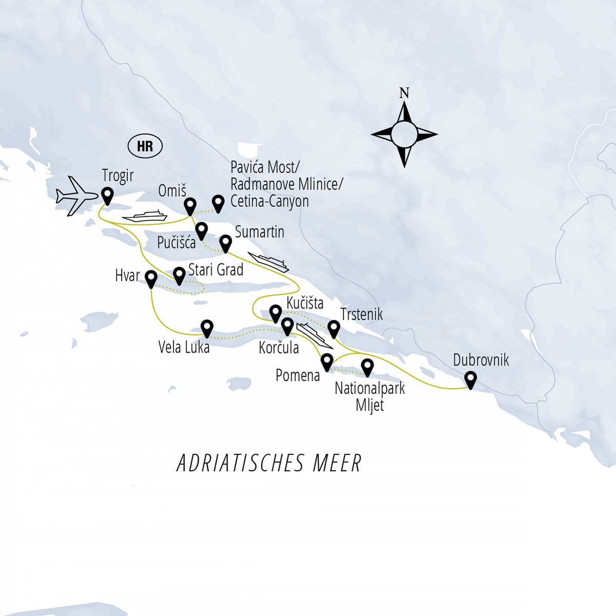 BIKE & BOAT TD Dalmatské ostrovy 4