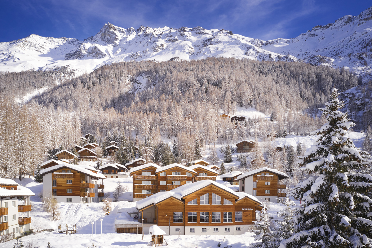 Prázdninová vesnička Reka Zinal 