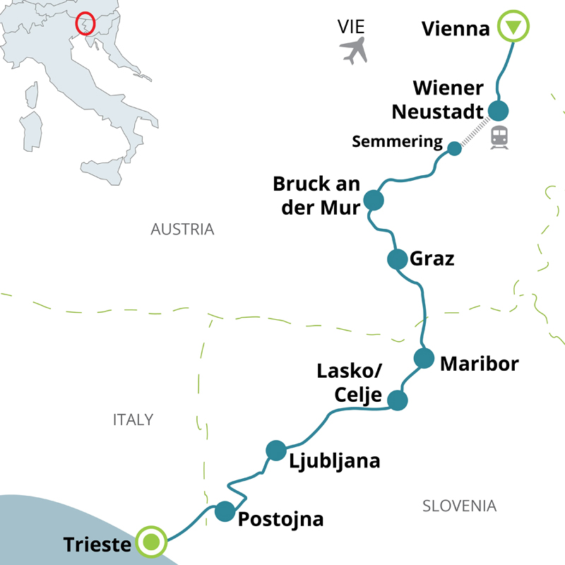 Bike Safari Vídeň - Terst 4