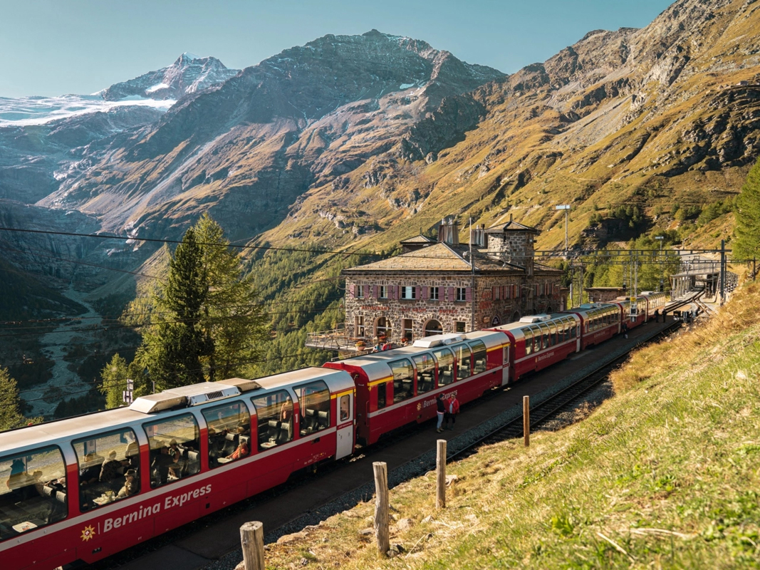 Bernina Express  Švýcarsko vlakem 12