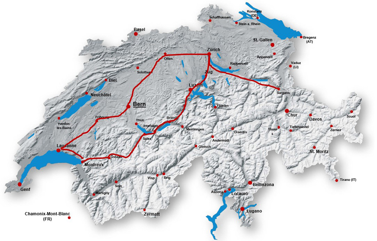 Goldenpass Express / Švýcarsko vlakem 2