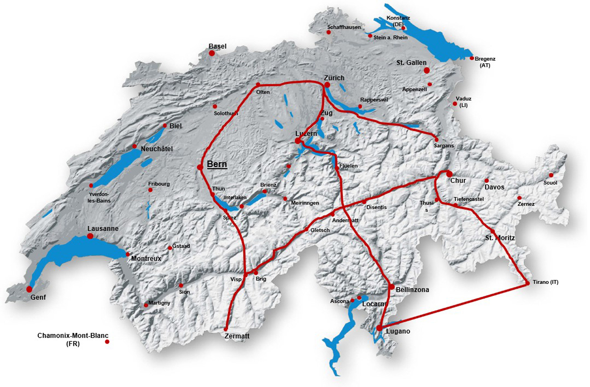 Gotthard, Bernina a Glacier Express / 2