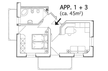 Apartm�nov� d�m Guerreschi ***