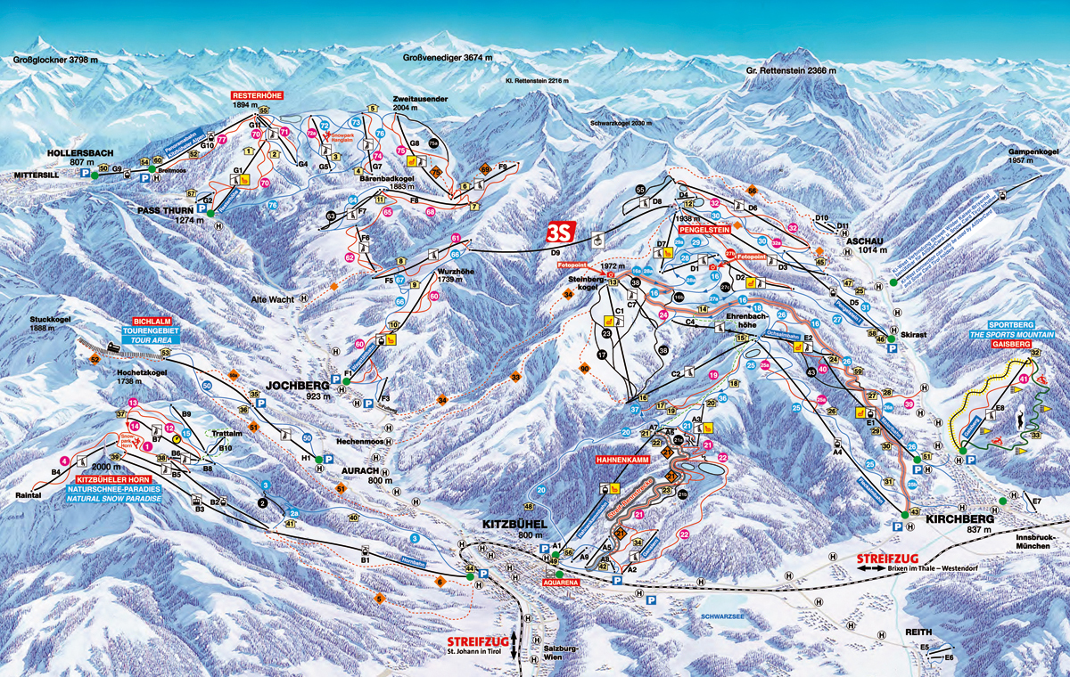 Kitzbühel - Kirchberg - Tyrolsko