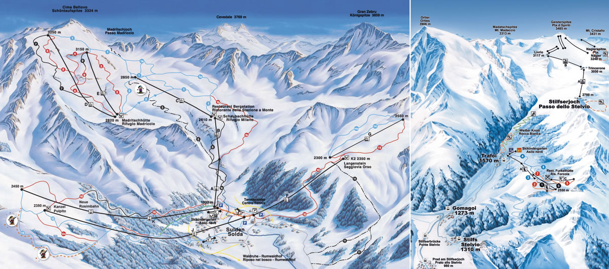 Solda / Trafoi - Ortler Skiarena