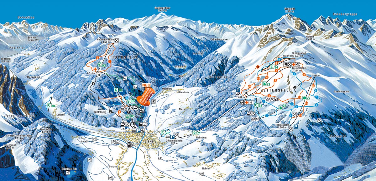 Lienzer Dolomiten - V�chodn� Tyrolsko