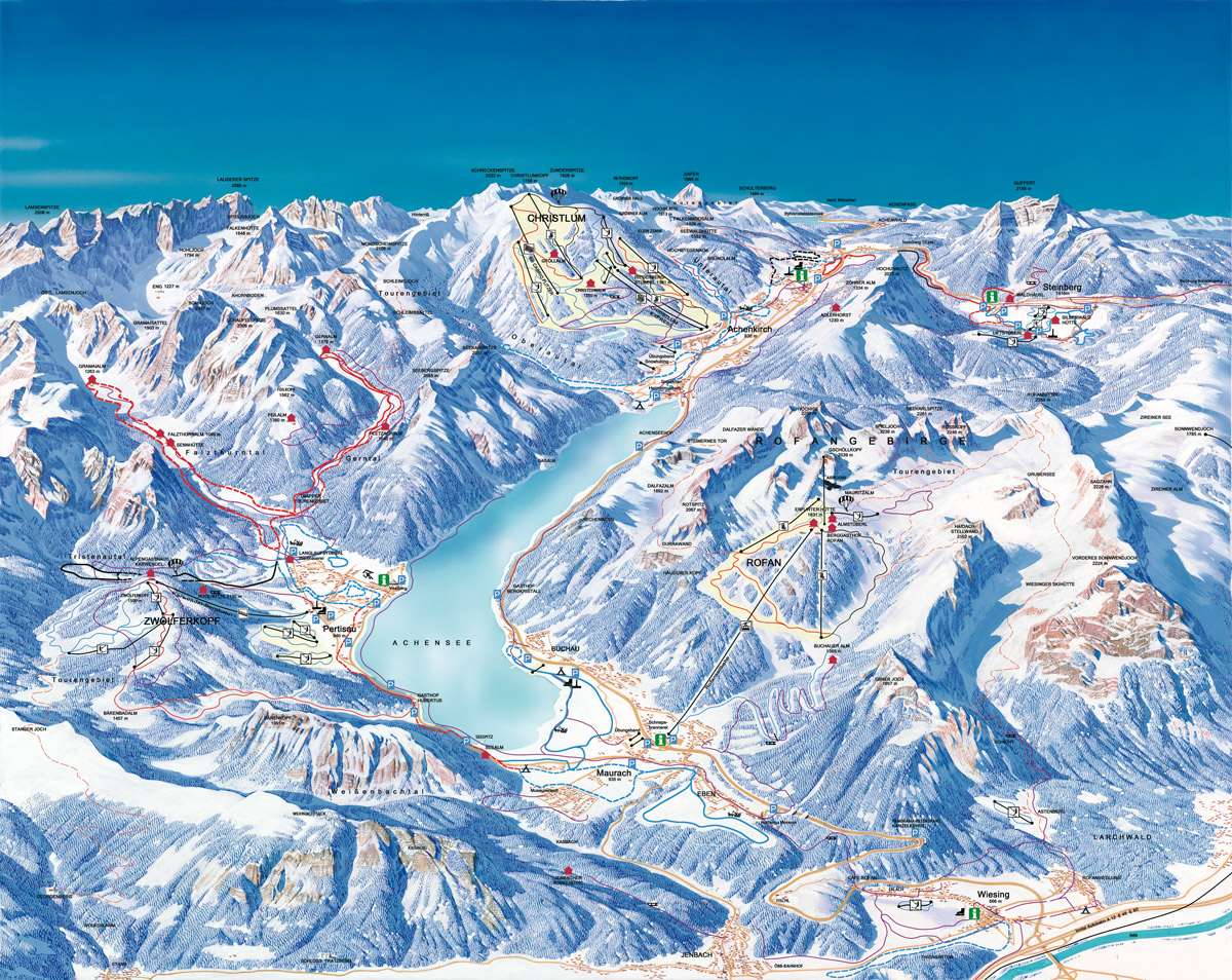 Achensee - Christlum / Rofan / Zwlferkopf - Tyrolsko